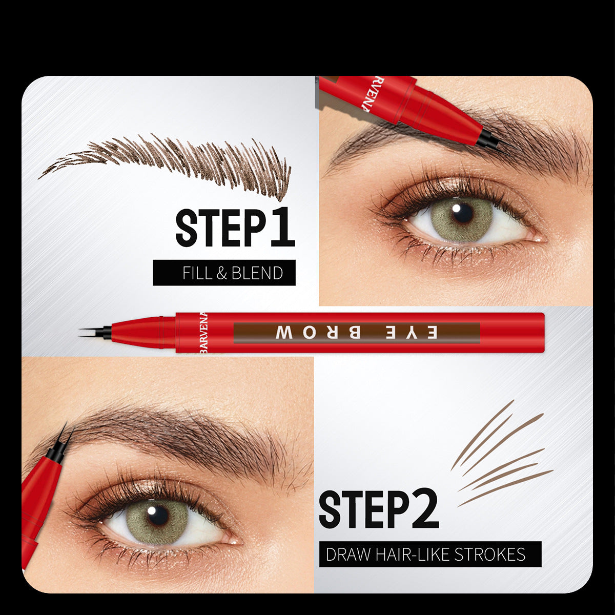 Crayon à Sourcils Double-Embout