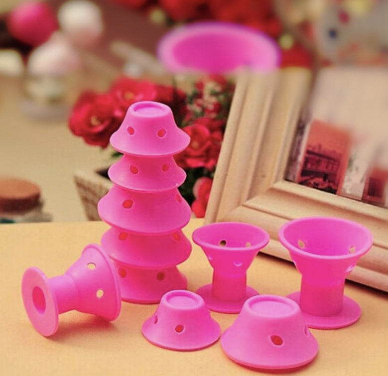 Bigoudis en Silicone pour Cheveux